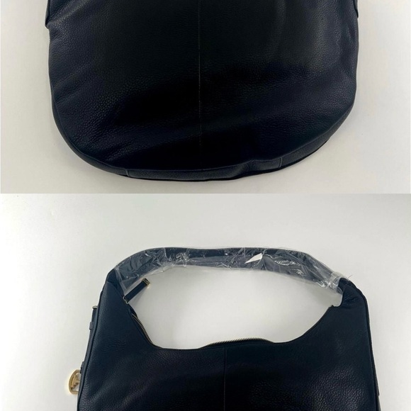 Halston Heritage Leather Shoulder Hobo Bag - Picture 5 of 7
